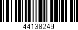 Código de barras (EAN, GTIN, SKU, ISBN): '44138249'