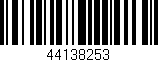 Código de barras (EAN, GTIN, SKU, ISBN): '44138253'