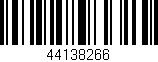 Código de barras (EAN, GTIN, SKU, ISBN): '44138266'
