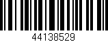 Código de barras (EAN, GTIN, SKU, ISBN): '44138529'