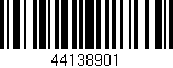 Código de barras (EAN, GTIN, SKU, ISBN): '44138901'