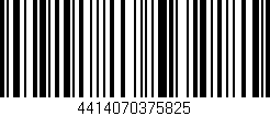 Código de barras (EAN, GTIN, SKU, ISBN): '4414070375825'