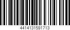 Código de barras (EAN, GTIN, SKU, ISBN): '4414131591713'