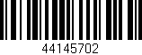Código de barras (EAN, GTIN, SKU, ISBN): '44145702'