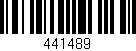 Código de barras (EAN, GTIN, SKU, ISBN): '441489'