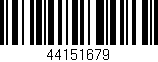 Código de barras (EAN, GTIN, SKU, ISBN): '44151679'