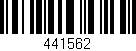 Código de barras (EAN, GTIN, SKU, ISBN): '441562'