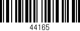 Código de barras (EAN, GTIN, SKU, ISBN): '44165'