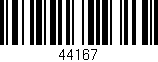 Código de barras (EAN, GTIN, SKU, ISBN): '44167'