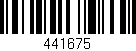 Código de barras (EAN, GTIN, SKU, ISBN): '441675'
