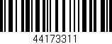 Código de barras (EAN, GTIN, SKU, ISBN): '44173311'