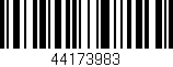 Código de barras (EAN, GTIN, SKU, ISBN): '44173983'