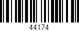 Código de barras (EAN, GTIN, SKU, ISBN): '44174'