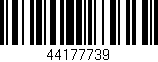 Código de barras (EAN, GTIN, SKU, ISBN): '44177739'
