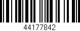 Código de barras (EAN, GTIN, SKU, ISBN): '44177842'