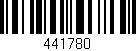Código de barras (EAN, GTIN, SKU, ISBN): '441780'
