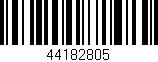 Código de barras (EAN, GTIN, SKU, ISBN): '44182805'