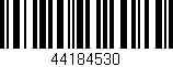 Código de barras (EAN, GTIN, SKU, ISBN): '44184530'