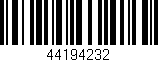 Código de barras (EAN, GTIN, SKU, ISBN): '44194232'
