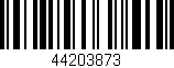 Código de barras (EAN, GTIN, SKU, ISBN): '44203873'