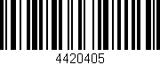 Código de barras (EAN, GTIN, SKU, ISBN): '4420405'