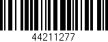 Código de barras (EAN, GTIN, SKU, ISBN): '44211277'