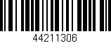 Código de barras (EAN, GTIN, SKU, ISBN): '44211306'