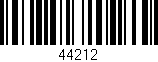 Código de barras (EAN, GTIN, SKU, ISBN): '44212'