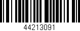 Código de barras (EAN, GTIN, SKU, ISBN): '44213091'