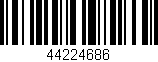 Código de barras (EAN, GTIN, SKU, ISBN): '44224686'