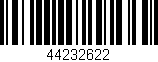 Código de barras (EAN, GTIN, SKU, ISBN): '44232622'