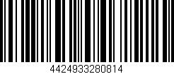 Código de barras (EAN, GTIN, SKU, ISBN): '4424933280814'