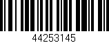 Código de barras (EAN, GTIN, SKU, ISBN): '44253145'