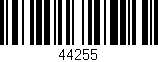 Código de barras (EAN, GTIN, SKU, ISBN): '44255'