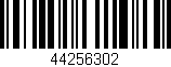 Código de barras (EAN, GTIN, SKU, ISBN): '44256302'