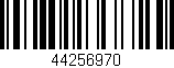 Código de barras (EAN, GTIN, SKU, ISBN): '44256970'