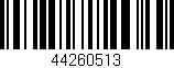 Código de barras (EAN, GTIN, SKU, ISBN): '44260513'