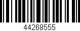 Código de barras (EAN, GTIN, SKU, ISBN): '44268555'