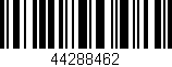 Código de barras (EAN, GTIN, SKU, ISBN): '44288462'