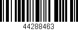 Código de barras (EAN, GTIN, SKU, ISBN): '44288463'
