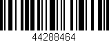 Código de barras (EAN, GTIN, SKU, ISBN): '44288464'