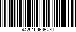 Código de barras (EAN, GTIN, SKU, ISBN): '4429108685470'