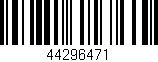 Código de barras (EAN, GTIN, SKU, ISBN): '44296471'