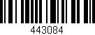 Código de barras (EAN, GTIN, SKU, ISBN): '443084'