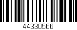 Código de barras (EAN, GTIN, SKU, ISBN): '44330566'