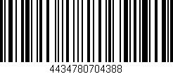 Código de barras (EAN, GTIN, SKU, ISBN): '4434780704388'