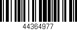 Código de barras (EAN, GTIN, SKU, ISBN): '44364977'