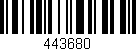 Código de barras (EAN, GTIN, SKU, ISBN): '443680'
