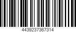 Código de barras (EAN, GTIN, SKU, ISBN): '4439237367314'