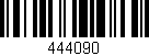 Código de barras (EAN, GTIN, SKU, ISBN): '444090'